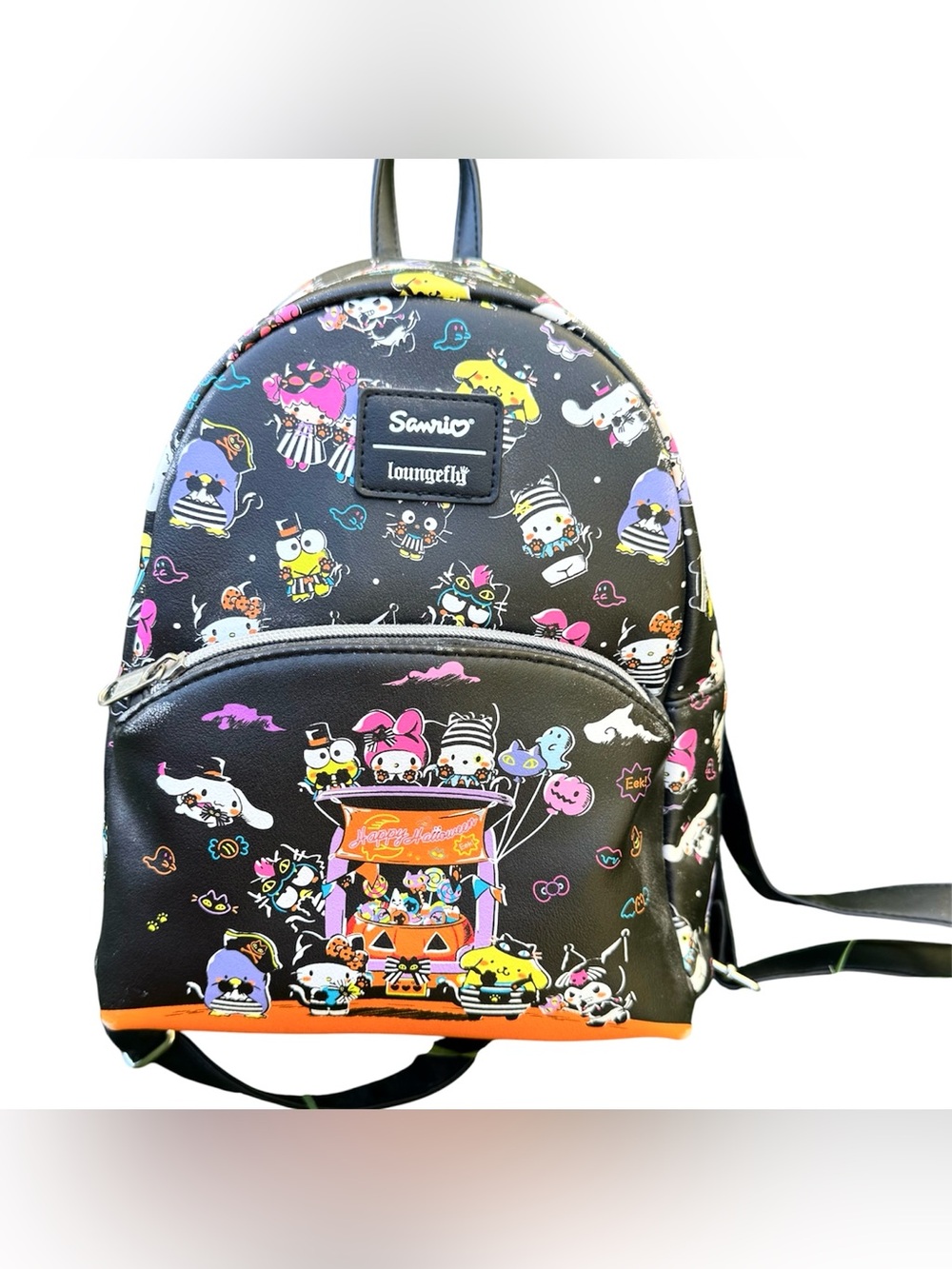 Sanrio Loungefly Hello Kitty Halloween Kawaii Spooky Cute Mini Black Backpack